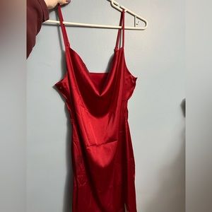 Red dress